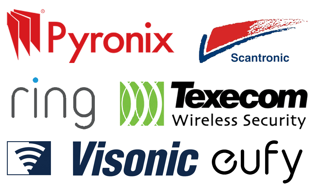 Alarm brands repaired including Texecom, Pyronix, Honeywell, Visonic, Scantronic, Yale