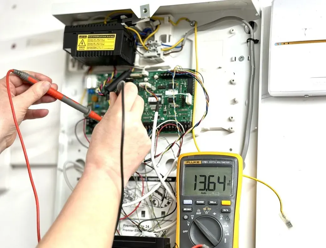 Burglar alarm repair work in Wakefield by RTS Systems